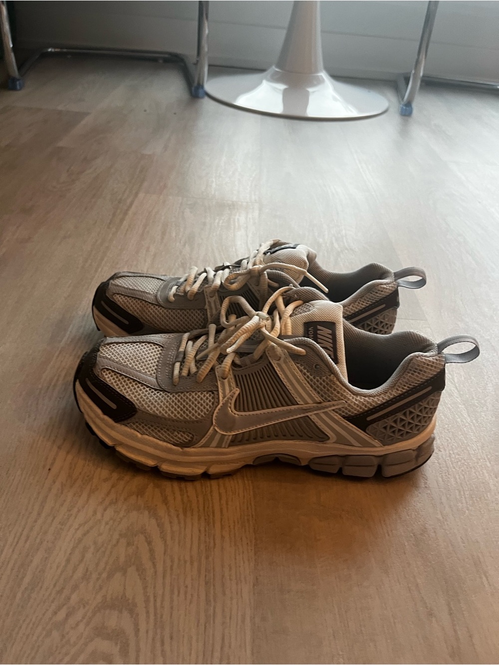Nike White and Gray Women’s Running Sneakers